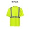 High Visibility Safety T-shirt Reflective Work Shirt Breathable Mesh Polyester
